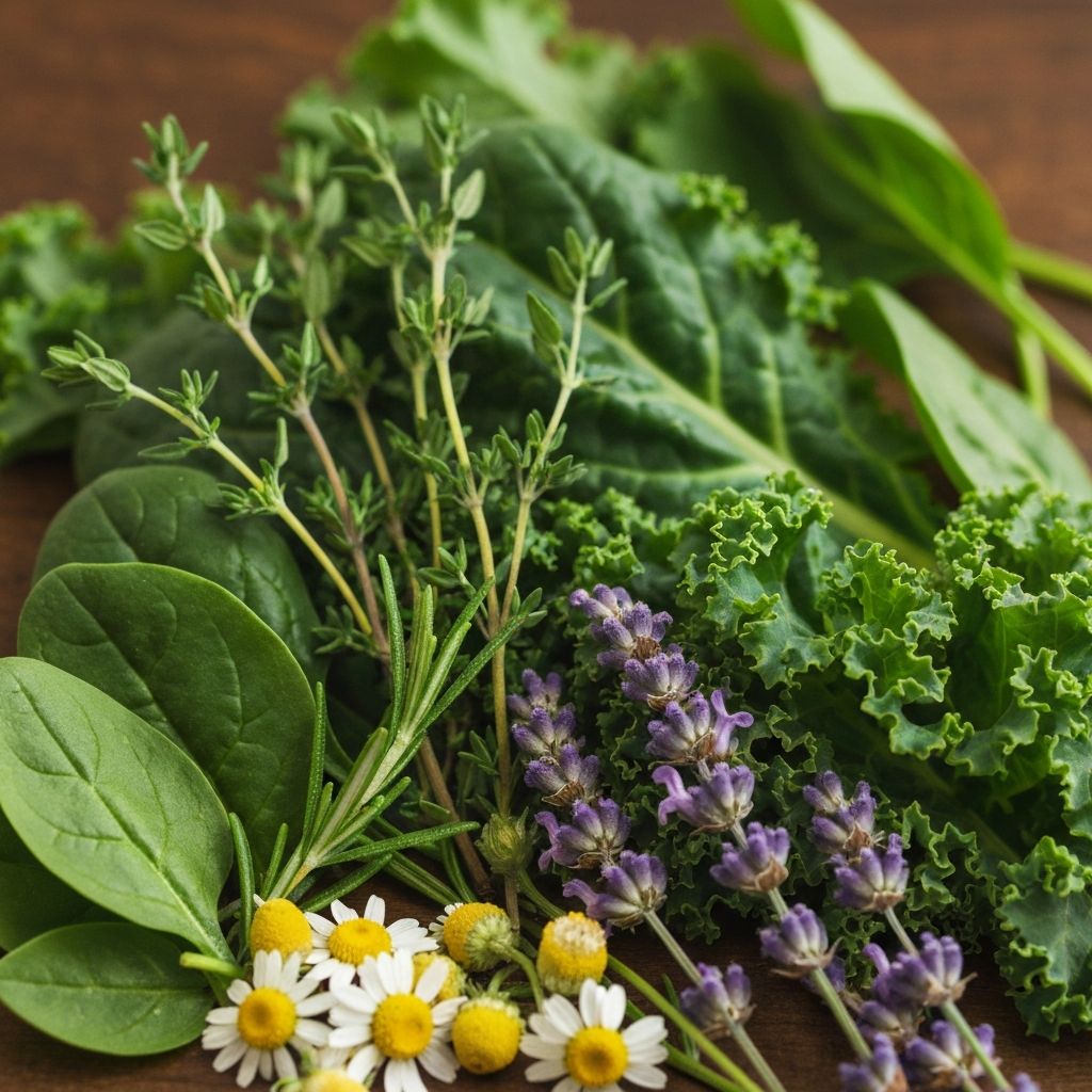 Natural wellness ingredients and botanicals